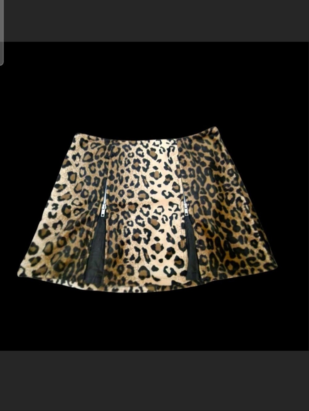 Vintage Lip Service Fur Skirt